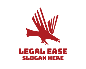 Red Charging Eagle logo