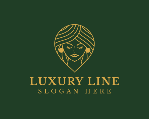 Luxury Beauty Salon logo design