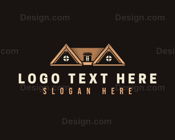 House Roof Builder Logo