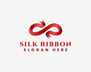 Luxury Infinity Ribbon logo design