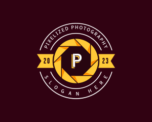 Camera Shutter Photography logo design