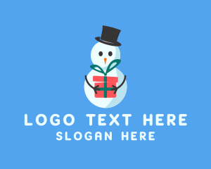 Snowman Christmas Gift logo