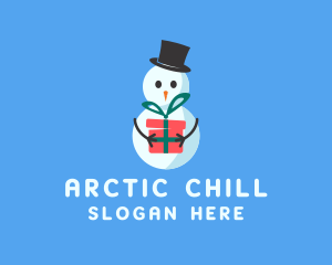 Snowman Christmas Gift logo