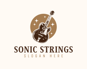 Electric Guitar Instrument logo