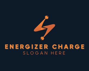 Electricity Power Plug logo design