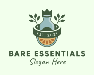 Orange Essential Oil logo design