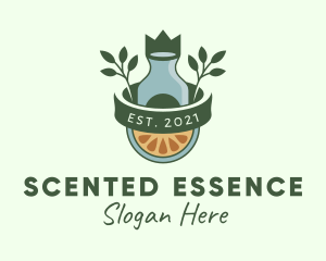 Orange Essential Oil logo design