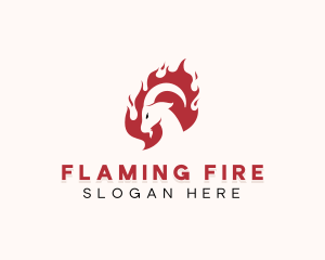 Goat Flaming BBQ logo