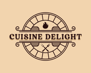 Flame Oven Cuisine logo design