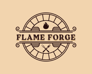 Flame Oven Cuisine logo design