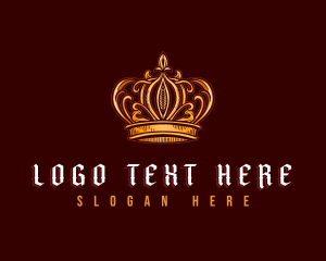 Elegant Tiara Crown logo