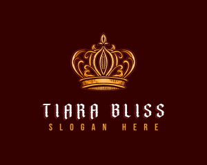 Elegant Tiara Crown logo