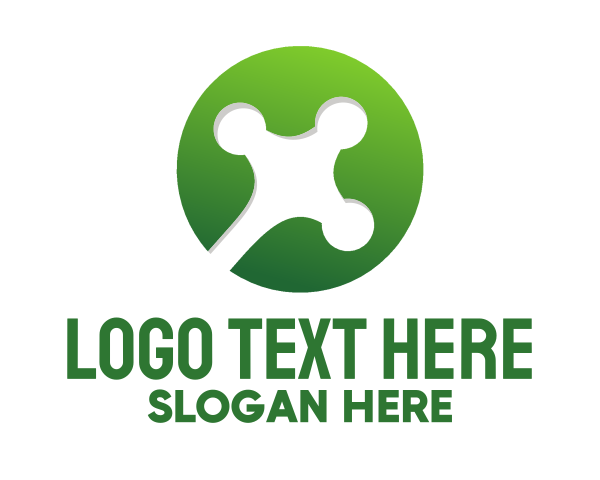 Green logo example 4