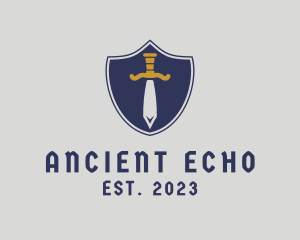 Ancient Sword Weapon logo design