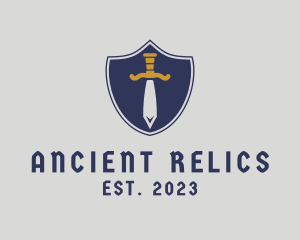 Ancient Sword Weapon logo design