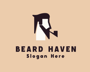 Beard Guy Cigar logo design