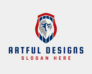 American Patriotic Eagle logo design