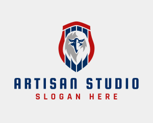 American Patriotic Eagle logo design