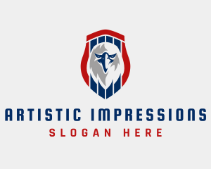 American Patriotic Eagle logo design