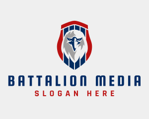 American Patriotic Eagle logo design