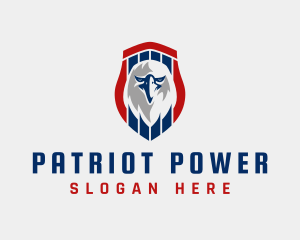 American Patriotic Eagle logo design