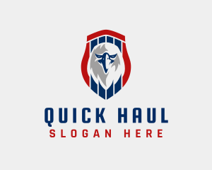 American Patriotic Eagle logo design