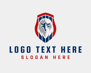 Eagle - American Patriotic Eagle Shield logo design