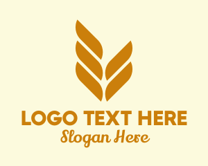 Brown Wheat Farm Logo