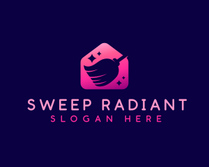 Broom Sweep Cleaning logo