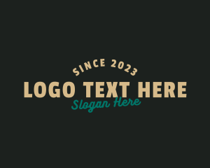 Hipster Apparel Shop Logo