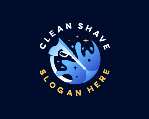 Power Wash Cleaning logo design