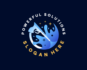 Power Wash Cleaning logo design