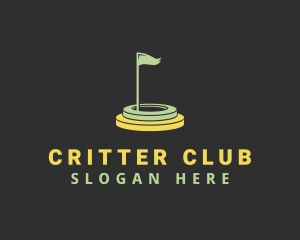 Golf Course Flag logo design