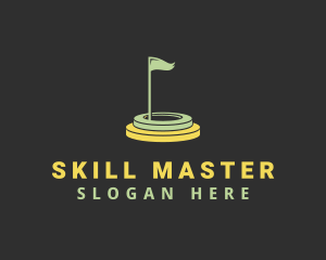 Golf Course Flag logo design