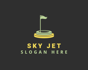 Golf Course Flag logo