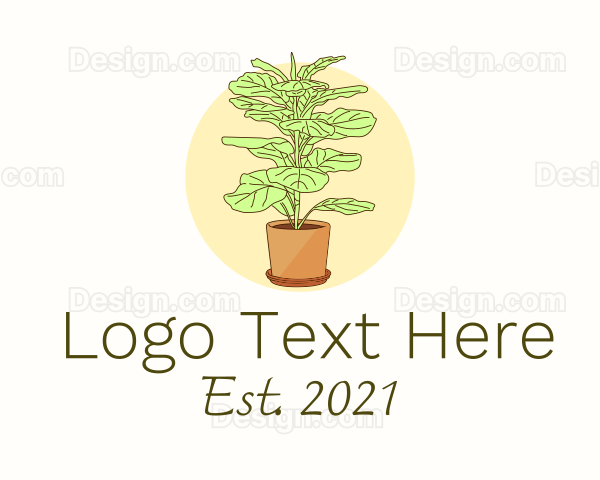 Indoor Plant Decoration Logo