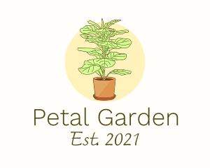 Indoor Plant Decoration logo design