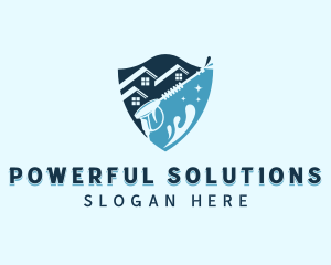 Water Pressure Washing logo design