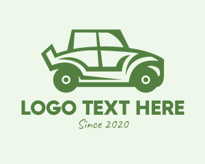 Green Automotive Vehicle Car logo