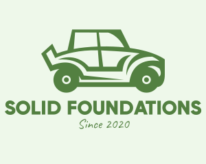 Green Automotive Vehicle Car logo