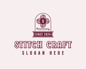 Yarn Knitting Embroidery logo design