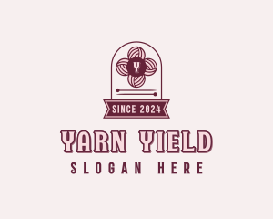 Yarn Knitting Embroidery logo design