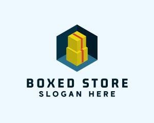 Package Deliver Boxes logo design