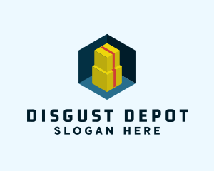 Package Deliver Boxes logo design