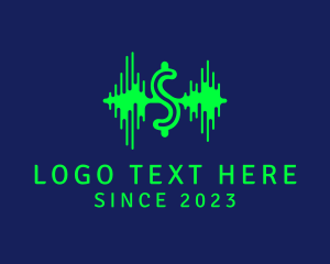 Letter S Waveform  logo