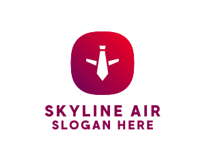 Airplane Necktie Airline logo
