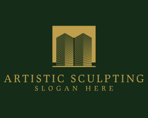 Luxurious Building Towers logo design