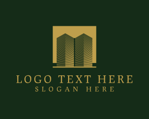Management - Luxurious Building Towers logo design
