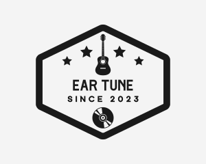 Guitar Instrument Musician logo design