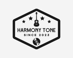 Guitar Instrument Musician logo design